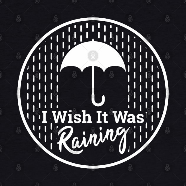 "I Wish It Was Raining" - White by Nomich